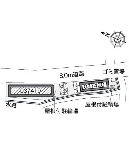 ★手数料０円★倉敷市徳芳　月極駐車場（LP）
